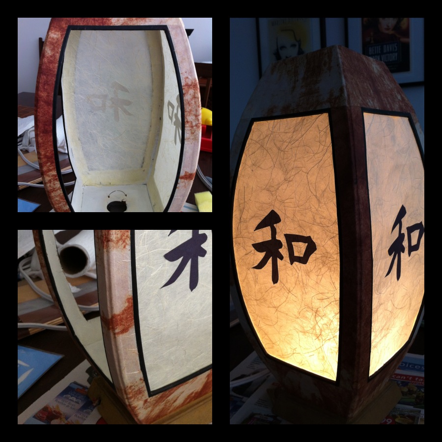 Reclaimed Paper Lamp